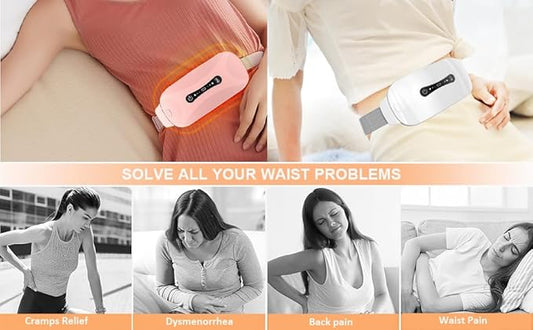 Period Cramp Relief Massager With Heating Pad